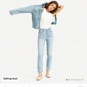 Everlane The ’90s Cheeky Straight Jean Ankle